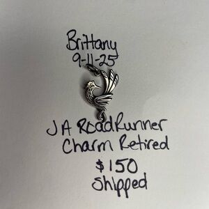 James Avery Silver Roadrunner Charm